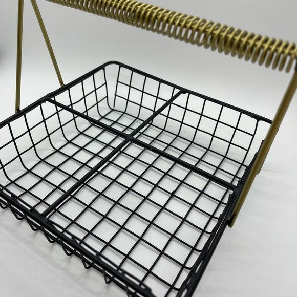 New Vintage Kitchen Caddy with Gold Handle - Picture 13 of 13